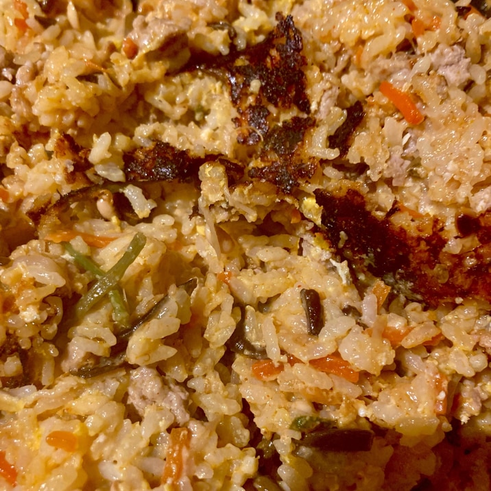 おこげが美味しい!ホットプレートで石焼風ビビンバ♪